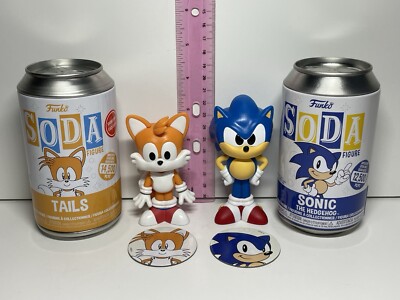 Funko Soda Vinyl Figure: Sonic The Hedgehog & Tails Common Figures Set of 2