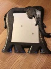 Raj Elephant Mirror, The Company Store, NEW, Wall Mount, LARGE APPROX L34”x W23”