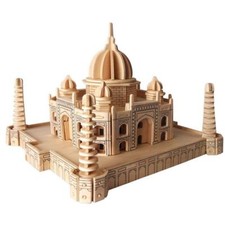 New Taj Mahal Woodcraft Construction Kit - FSC 3D Model For Kids Adults