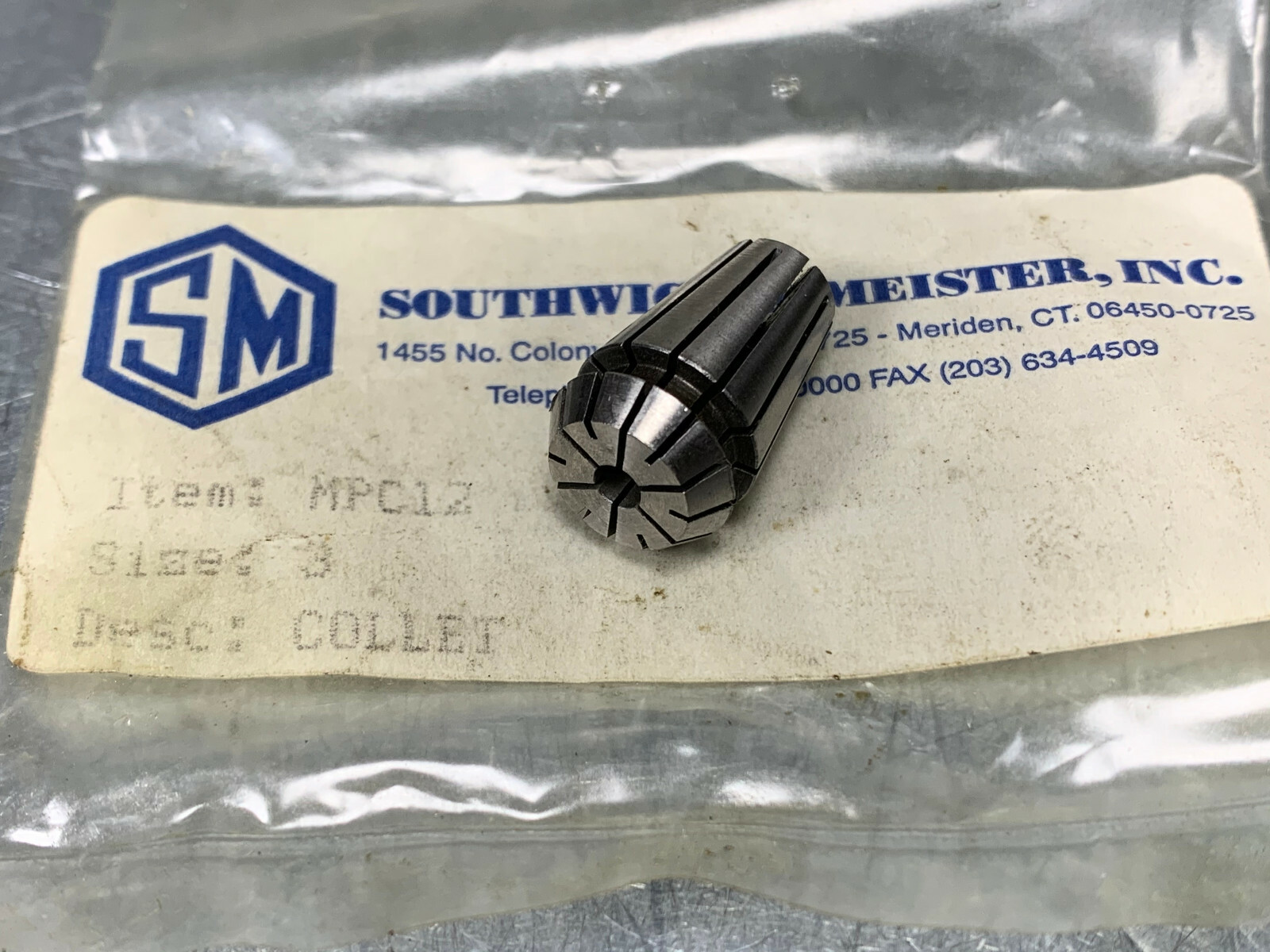 Southwick & Meister MPC12 3 Collet .118" .098" eBay