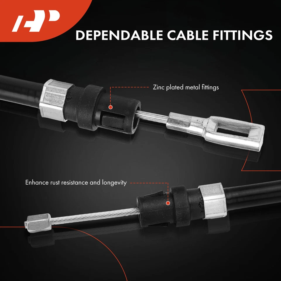 Cable de freno de estacionamiento A-Premium conductor trasero para Chrysler Town & Country 2008-2011 Foto 4 de 4