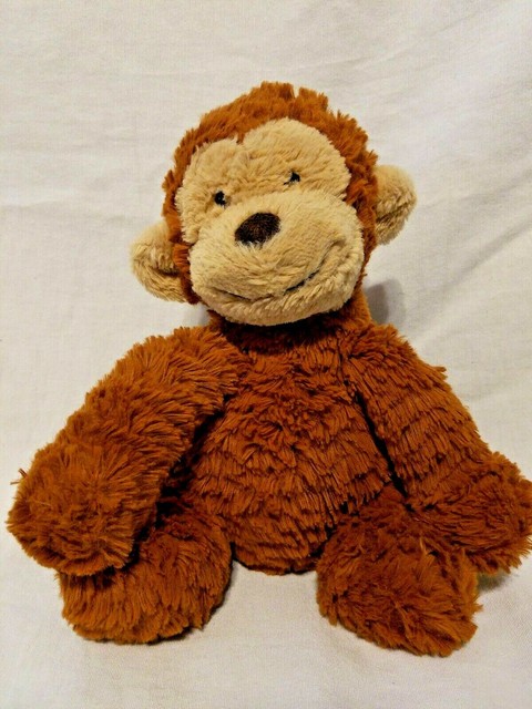 Jellycat Fuddlewuddle Monkey Plush Brown Stuffed Animal Chimp Long Tail | eBay