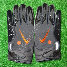 Nike NFL OBJ #13 PE Vapor Jet 6.0 Football Gloves Black Orange Logo Size 2XL New