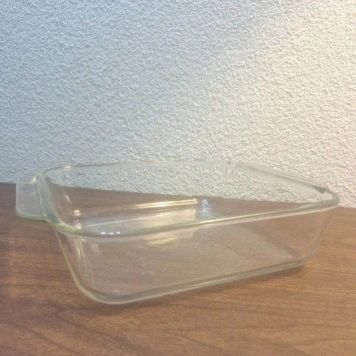 Vintage Pyrex 222 8" x 8" x 2" Square Clear Baking Dish 2 Quart Made in USA