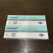 Lot of 2 Ialuset Hyaluronic Acid Cream 100g NEW, IN BOX, SEALED TUBE Exp 2028