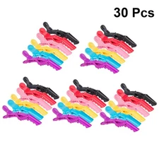 30 Pcs Sectioning Hair Clips Plastic Salon Clips Hairdressing Styling Tools
