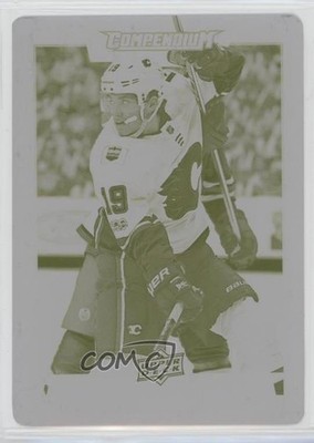 2017-18 Upper Deck Compendium Printing Plate Yellow 1/1 Matthew Tkachuk #642 0fy