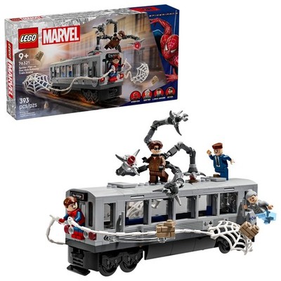 NEW LEGO Marvel Spider-Man vs. Doc Ock Subway Train Toy 76321 With 4 Minifigures