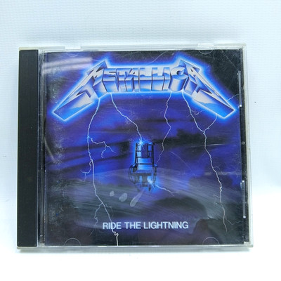 Metallica Ride The Lightning 1984 CD Elektra (9 60396-2) Early WEA Manufacturing