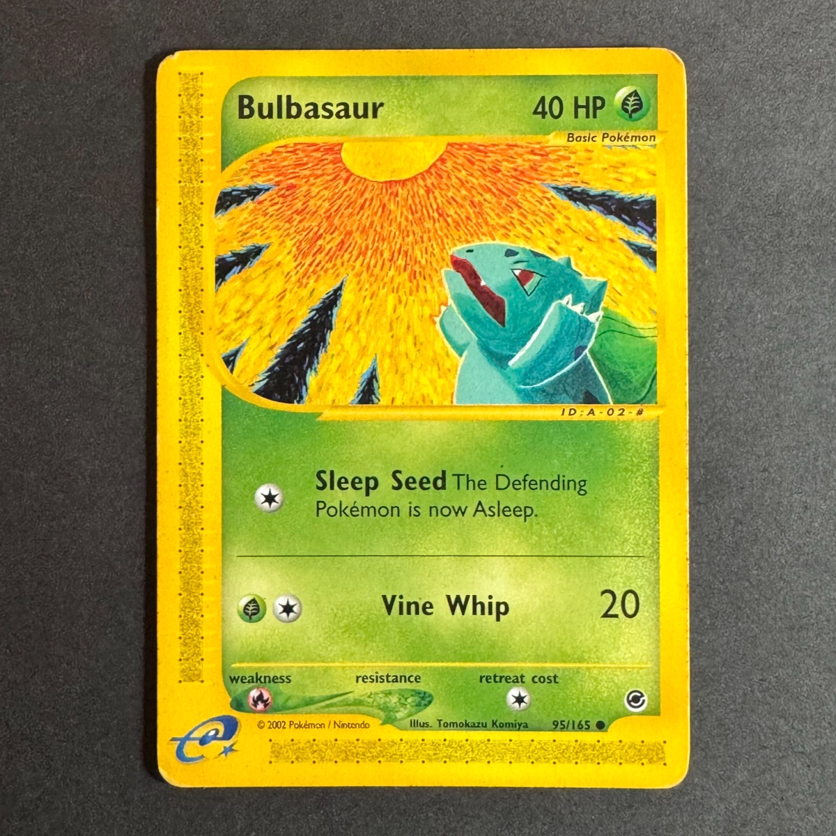 BULBASAUR #95/165 Regular Eng Expedition E-Series 2002 - Pokemon