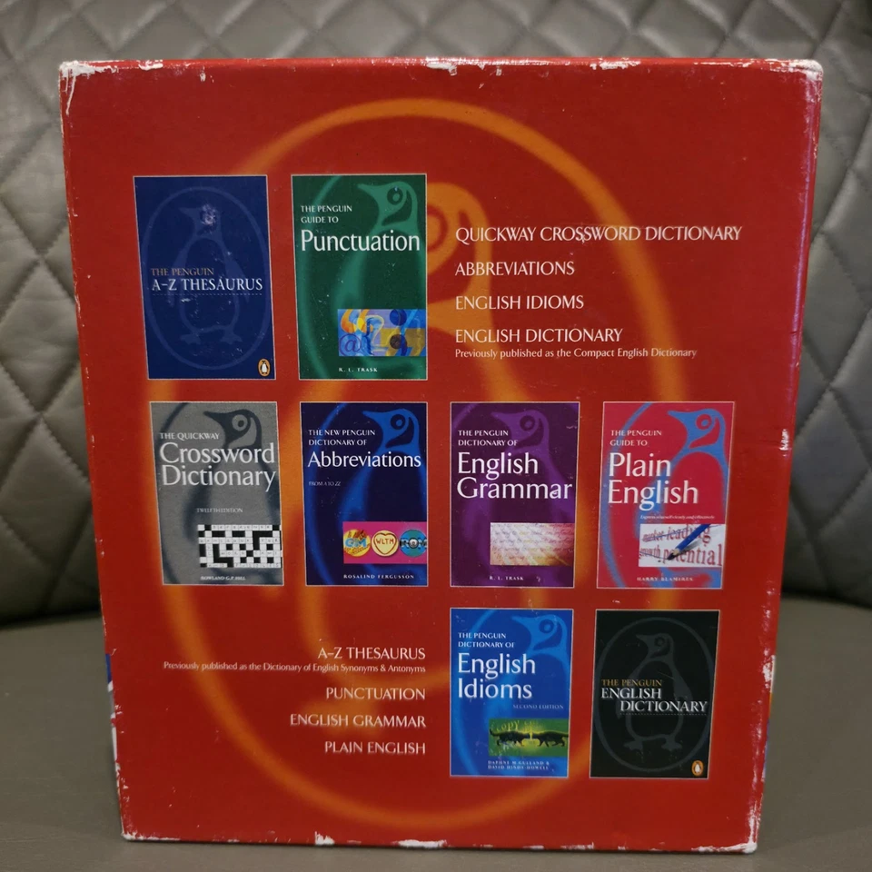 The Penguin English Reference Collection 8 Book Box Set Dictionary Thesaurus  - Image 3 of 4