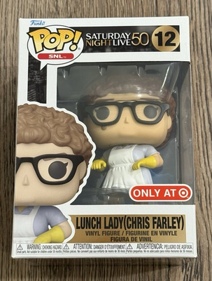 #ad Funko Pop Saturday Night Live SNL Lunch Lady Chris Farley #12 Target Exclusive $17.99