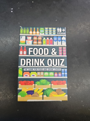 NIB Food & Drink Quiz The Game For Food & Drink Lovers Paladone 50 Cards Trivia