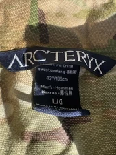 Arc’Teryx Combat Recce Shirt LT Multicam Size Large