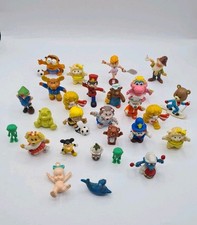 Vintage 1980s 90s Toy Lot PVC Figures  Get Along Gang Care Bears Etc A47