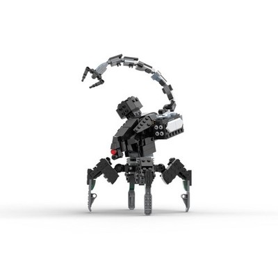 MOC Building Block Sci Fi Mechanical Scorpion Mecha DIY Model Ornament Toy
