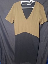 zara color block dress size medium