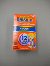 Children's Delsym 12 Hour Cough Suppressant Liquid ~ Grape ~ Exp. 11/27 