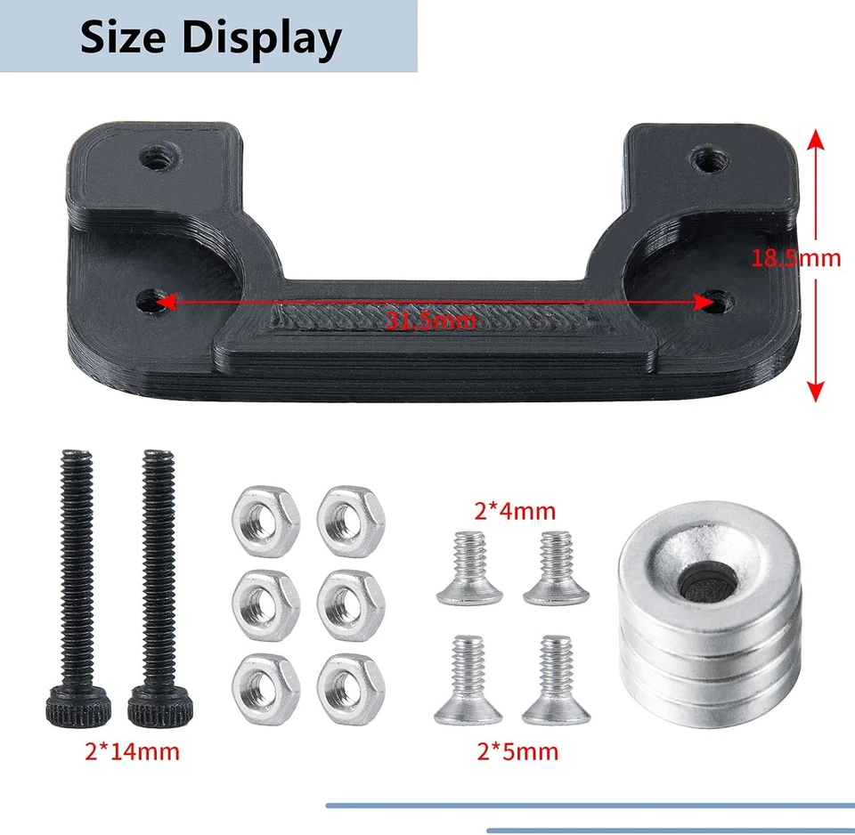 Maleonn 1 SET RC Invisible Body Shell Mount Post Set for 1/24 RC... - Image 3 of 4