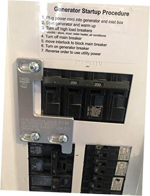 Generator Interlock Kit for Siemens/Murray/ITE 150/200 Amp Service Panel 