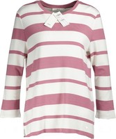 Neu ! Brax Damen Shirt 3/4 Arm Weiß-Rosa Gr. 38