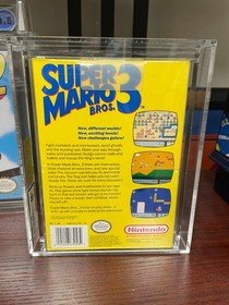 Super Mario Bros. 1, 2 AND 3 Graded WATA 9.0, WATA 8.5 and VGA 85