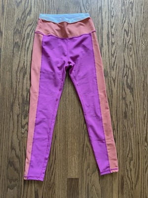 Wilo The Label Anthropologie Ribbed Athletic Barbiecore Small Leggings Pink Yoga