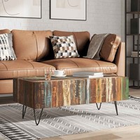 Couchtisch Altholz 100X50X38 Cm