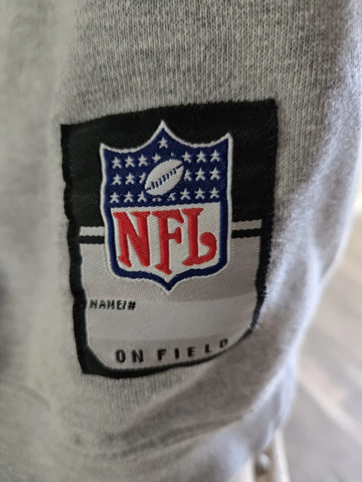 Suéter Dallas Cowboys XL Gris Reebok On Field Foto 3 de 4