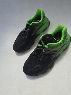 ASH Chunky Sole Neon Green Black Sneakers EU 40 / US 7   Studio Worn Once