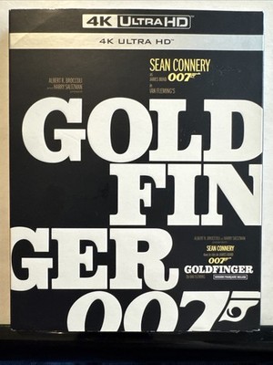 Goldfinger (4K UHD) Brand New + Slipcover Sean Connery Rare OOP Sealed Bond 007