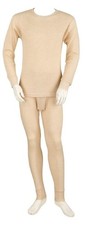 Cotton Blend Thermal Set Medium, Beige 