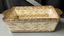 Temp-tations by Tara Ovenware Baking Loaf Pan - Old World Brown 1.5 Qt. w/Lid