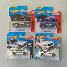 Hot Wheels BMW E36 M3 Race, 2002, 2016 BMW M2 Short Card Lot of 4 New and Sealed