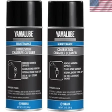 Dual 13 Ounce Yamalube Combustion Chamber Cleaner - Clean Carb & Intake Varnish
