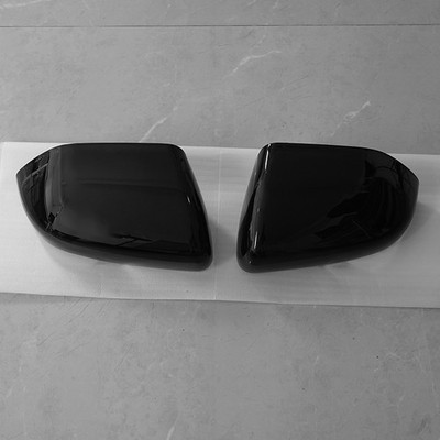 PAIR Gloss Black Side Mirror Cap Cover Assembly For Ford Explorer CD6 2020~2025