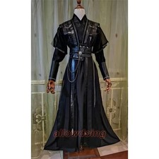Vintage Chinese Hanfu Japanese Costume Traditional Tang Suit FolkStyle OutfitMen