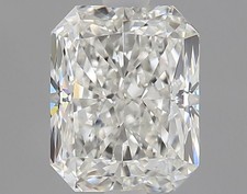 Radiant Cut 1.01 CT Cert. GIA Natural Mined Diamond Loose H color VVS2 clarity 3297.62 per carat