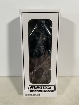 Vitruvian H.A.C.K.S. Obsidian Black Blank Male Figure 1:18 Hacks Boss Fight