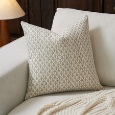 Floral Pillow Covers 20x20 Pillow Cover Block Print Couch Pillows for Living ...