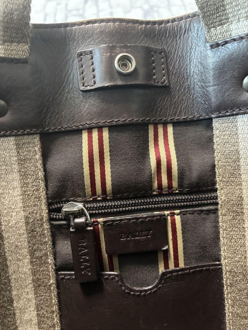 BALLY トートバッグ バリー TENIRO レザー　革　ブラウン　2way BALLY トートバッグ バリー TENIRO レザー 革 ブラウン 2way