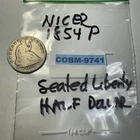 Nicer 1854-P Seated Liberty 90% Silver Half Dollar COBM-9741