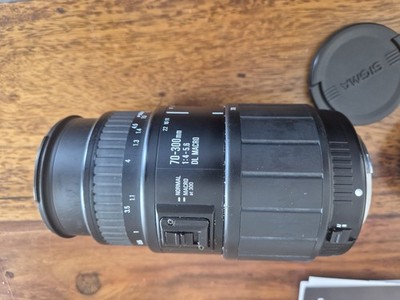 Canon SIGMA 70-300mm f/1:4-5,6 AF Zoomobjektiv D DL Macro Zoom Objektiv TOP
