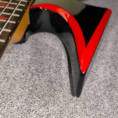 B.C. Rich Avenge Son of Beast SOB Electric Guitar Onyx Red Bevel