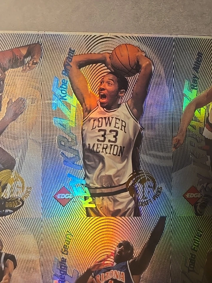 96' Kobe Bryant Alan Iverson Steve Nash Rookie Cards Uncut Kraze Collector Mint - Image 2 of 4