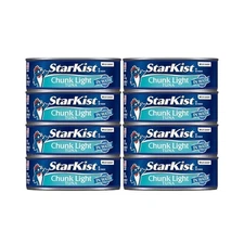 StarKist Chunk Light Tuna in Water, 5 oz Can, Pack of 8