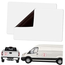 Car Magnetic Sheet, Large Blank White Magnet Sign Roll for Vehicle Doors, 2
