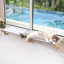2PC Easy Seat Cat Perch for Window Sill Hammock Design w/Pine Wood  Robust ...