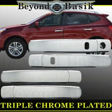 For 2008-2010 11 2012 2013 NISSAN Rogue TRIPLE Chrome Door Handle Covers W/2 SKH
