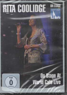 Rita Coolidge On Stage At World Cafe Life DVD NEU Hallelujah Cry me a river